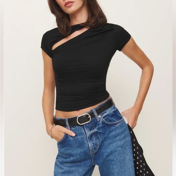 Reformation Else Knit Top